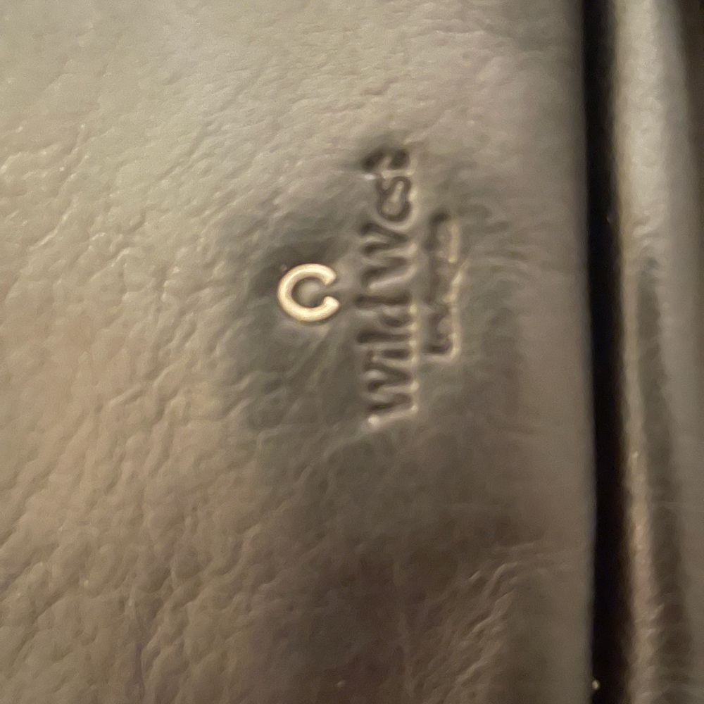 Wild West Los Angeles Black Leather Backpack - Picture 2 of 8